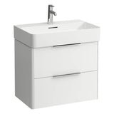 Laufen - Vanity Only with two drawers for washbasin 810284 - White Matte