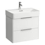 Laufen - Vanity Only with two drawers for washbasin 810284 - White Matte