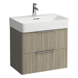 Laufen - Vanity Only with two drawers for washbasin 810284 - Light Elm
