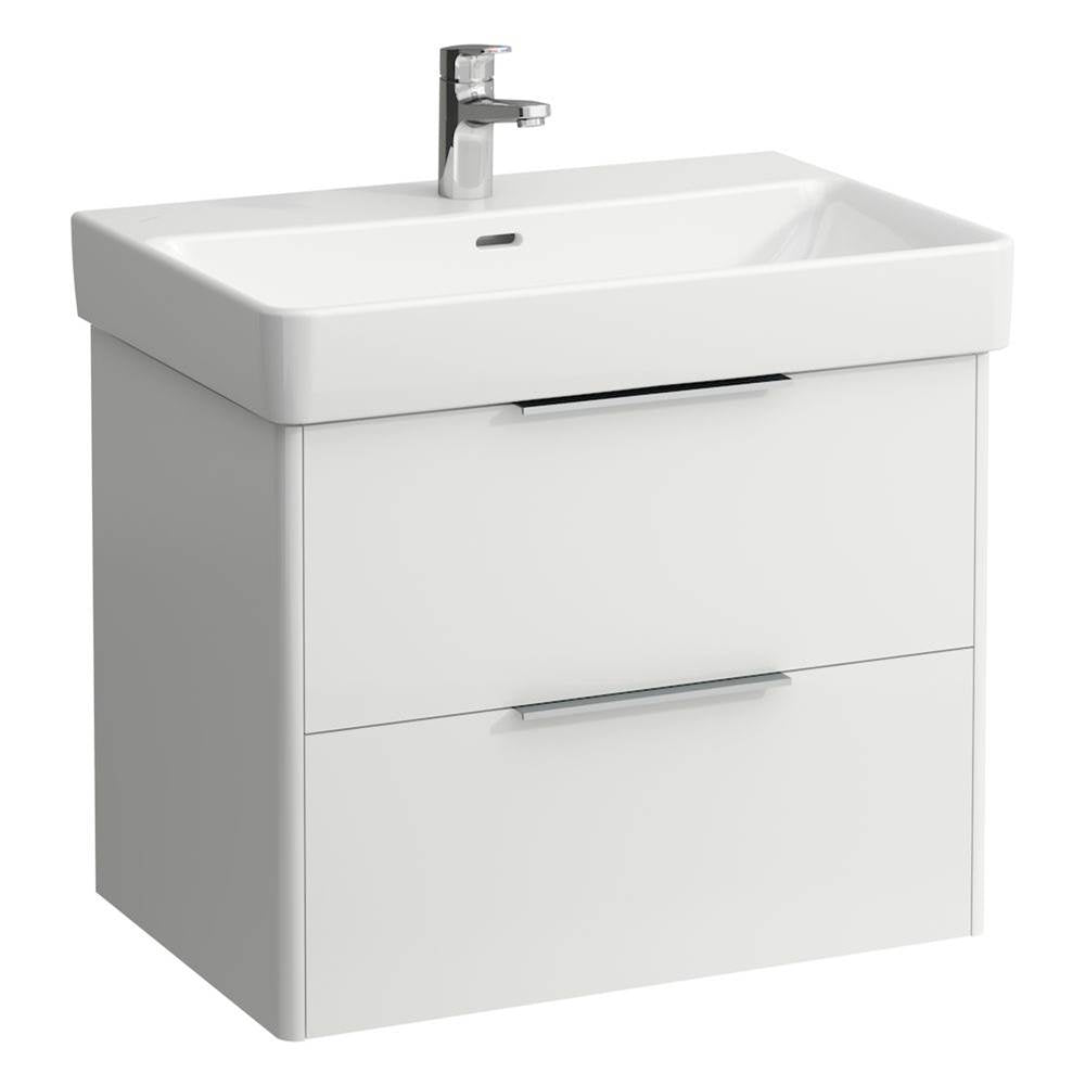 Laufen - Vanity Only, with 2 drawers, incl. drawer organizer, matching washbasin 810967 - White Glossy