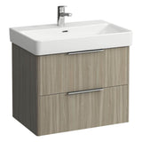 Laufen - Vanity Only, with 2 drawers, incl. drawer organizer, matching washbasin 810967 - Light Elm