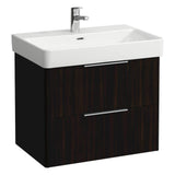 Laufen - Vanity Only, with 2 drawers, incl. drawer organizer, matching washbasin 810967 - Dark Elm Brown