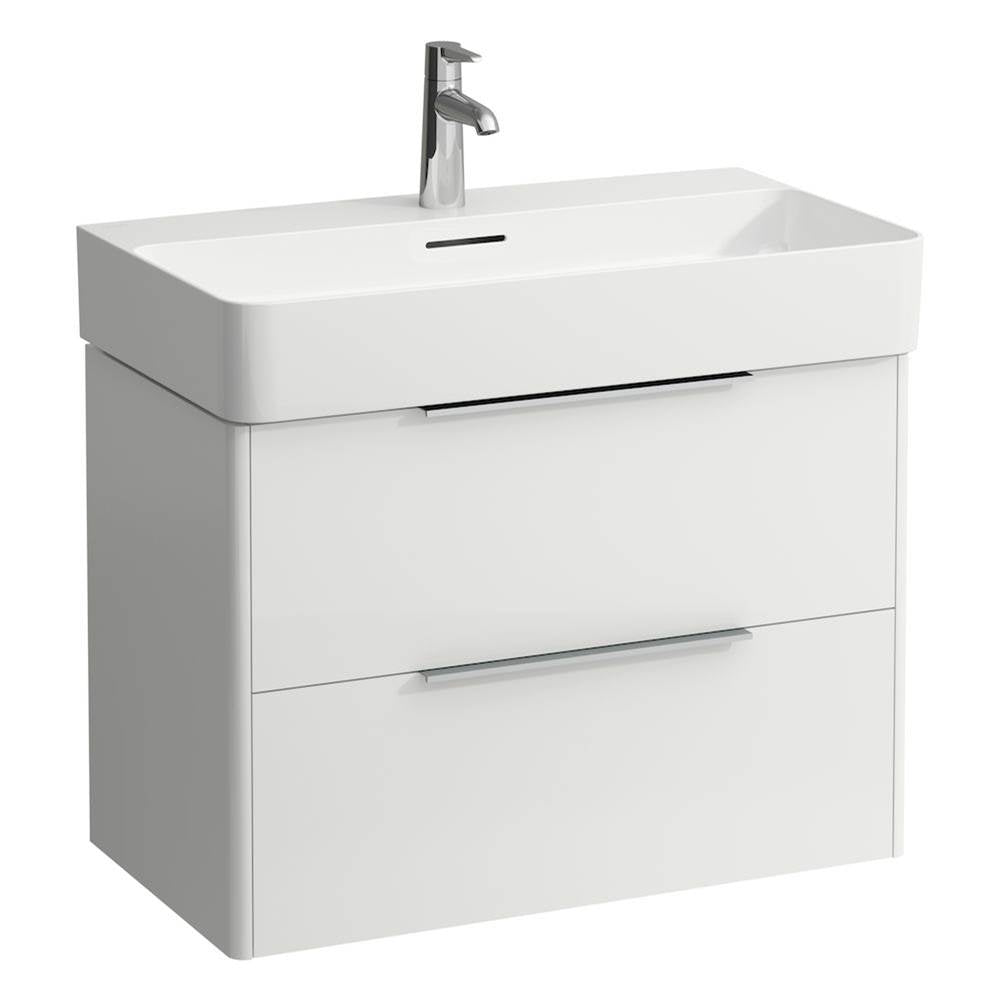 Laufen - Vanity Only, with 2 drawers, incl. drawer organizer, matching washbasin 810285 - White Glossy