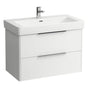 Laufen - Vanity Only, with 2 drawers, incl. drawer organizer, matching washbasin 813965 - White Matte