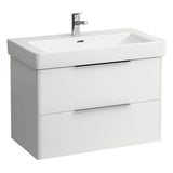 Laufen - Vanity Only, with 2 drawers, incl. drawer organizer, matching washbasin 813965 - White Glossy