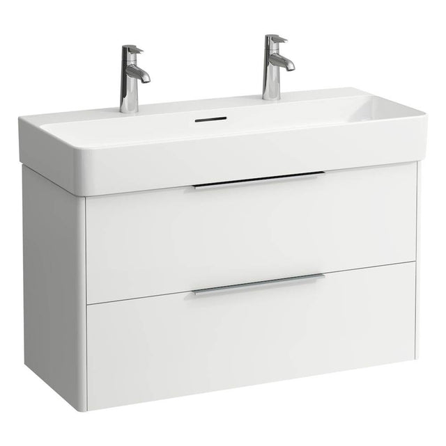Laufen - Vanity Only, with 2 drawers, incl. drawer organizer, matching washbasin 810287 - White Matte