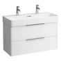 Laufen - Vanity Only, with 2 drawers, incl. drawer organizer, matching washbasin 810287 - White Matte
