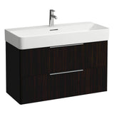 Laufen - Vanity Only, with 2 drawers, incl. drawer organizer, matching washbasin 810287 - Dark Elm Brown