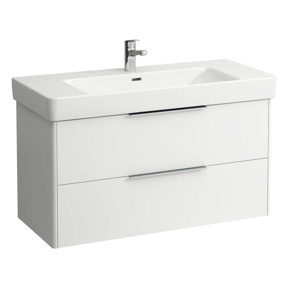 Laufen - Vanity Only, with 2 drawers, incl. drawer organizer, matching washbasin 813966 - White Matte
