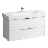 Laufen - Vanity Only, with 2 drawers, incl. drawer organizer, matching washbasin 813966 - White Matte