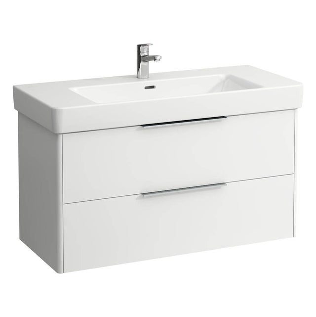 Laufen - Vanity Only, with 2 drawers, incl. drawer organizer, matching washbasin 813966 - White Matte