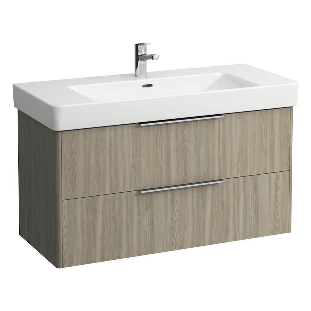 Laufen - Vanity Only, with 2 drawers, incl. drawer organizer, matching washbasin 813966 - Light Elm