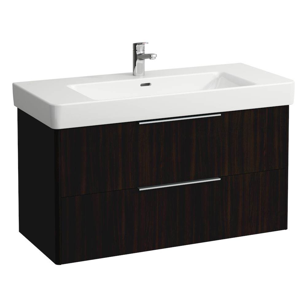Laufen - Vanity Only, with 2 drawers, incl. drawer organizer, matching washbasin 813966 - Dark Elm Brown