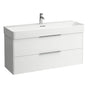 Laufen - Vanity Only, with 2 drawers, incl. drawer organizer, matching washbasin 810289 - White Matte