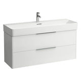 Laufen - Vanity Only, with 2 drawers, incl. drawer organizer, matching washbasin 810289 - White Glossy