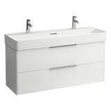 Vanity Only, with 2 drawers, incl. drawer organizer, matching washbasin 810289