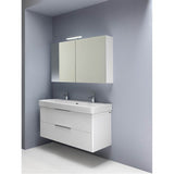 Vanity Only, with 2 drawers, incl. drawer organizer, matching washbasin 814965