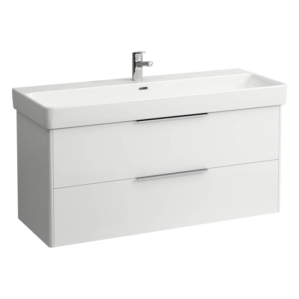 Laufen - Vanity Only, with 2 drawers, incl. drawer organizer, matching washbasin 814965 - White Glossy