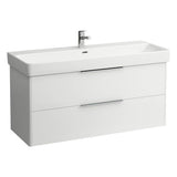 Laufen - Vanity Only, with 2 drawers, incl. drawer organizer, matching washbasin 814965 - White Glossy