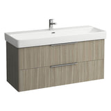 Laufen - Vanity Only, with 2 drawers, incl. drawer organizer, matching washbasin 814965 - Light Elm
