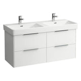 Laufen - Double Washbasin Console, wall mounted - Glossy White