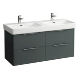 Laufen - Vanity Only, with 4 drawers, incl. drawer organizer, matching washbasin 814966 - Traffic Grey
