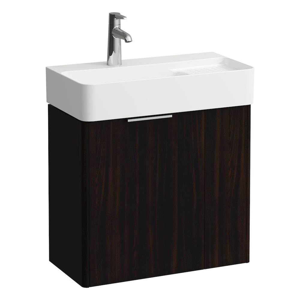 Laufen - Vanity Only, 2 doors, matching washbasin 815285 - Dark Elm Brown