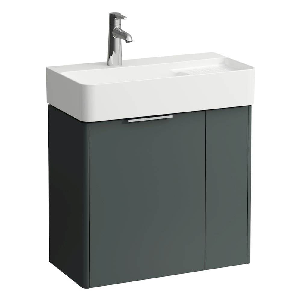 Laufen - Vanity Only, 2 doors, matching washbasin 815285 - Traffic Grey