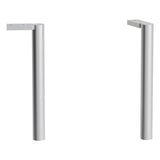 Laufen - Set of adjustable feet (2 pieces), height 10-3/8'', anodized aluminum surface