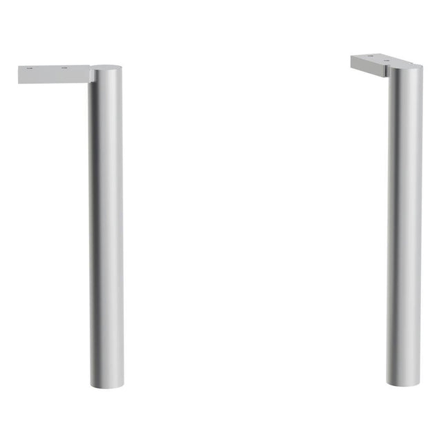 Laufen - Set of adjustable feet (2 pieces), height 11-1/16'', anodized aluminum surface