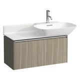 Laufen - Vanity Only, 1 drawer, matching countertop washbasins 813301/2 - Light Elm