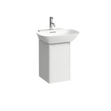 Laufen - Vanity Only, 1 door, right hinged, 1 internal shelf, matching countertop washbasin 810302 - White Matte