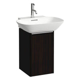 Laufen - Vanity Only, 1 door, right hinged, 1 internal shelf, matching countertop washbasin 810302 - Traffic Grey
