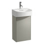 Laufen - Vanity Only, 1 door, left hinged, matching small washbasin 815343 - Titanium