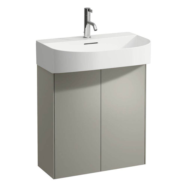 Laufen - Vanity Only, 2 doors, matching washbasin 810344 - Titanium