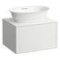 Laufen - Drawer element Only, 1 drawer, with centre cut-out, matches bowl washbasins 812852, 812855 - White Glossy