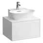 Laufen - Drawer element Only, 1 drawer, with centre cut-out, matches small washbasin 816854 - White Glossy