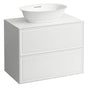 Laufen - Drawer element Only, 2 drawers, matches bowl washbasins 812852, 812855 - White Glossy