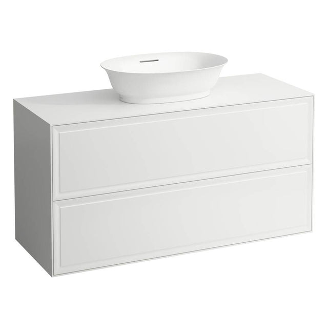 Laufen - Drawer element Only, 2 drawers, matches bowl washbasins 812852, 812855 - White Glossy