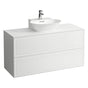 Laufen - Drawer element Only, 2 drawers, matches small washbasin 816854 - White Glossy