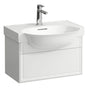 Laufen - Vanity Only, 1 drawer, matches vanity washbasin 813853 - White Glossy