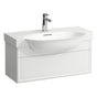 Laufen - Vanity Only, 1 drawer, matches vanity washbasin 813855 - White Glossy