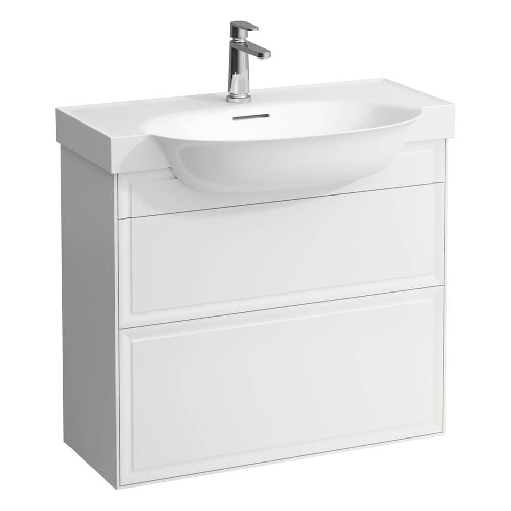 Laufen - Vanity Only, with 2 drawers, matches vanity washbasin 813855 - White Glossy