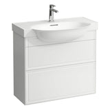 Laufen - Vanity Only, with 2 drawers, matches vanity washbasin 813855 - White Glossy