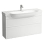 Laufen - Vanity Only, with 2 drawers, matches vanity washbasin 813858 - White Glossy