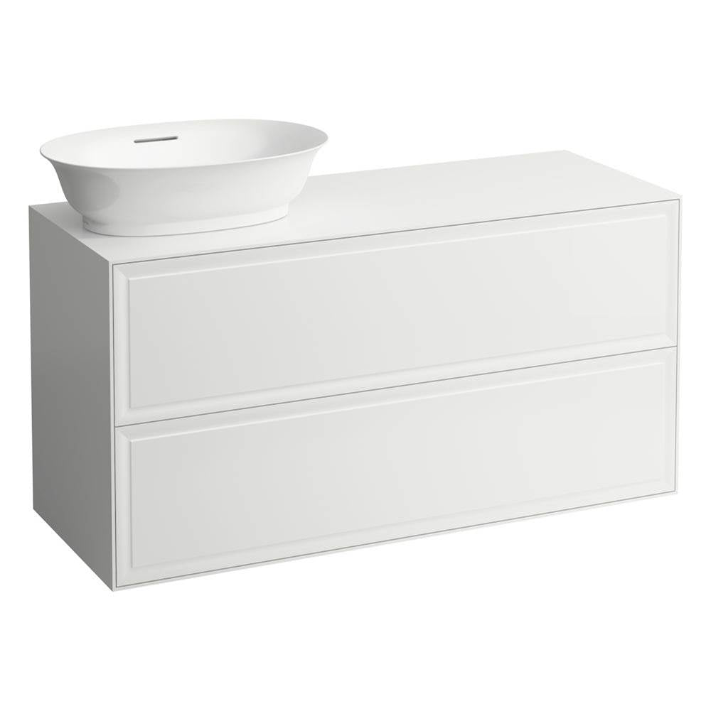 Laufen - Drawer element Only, 2 drawers, cut-out left - White Glossy