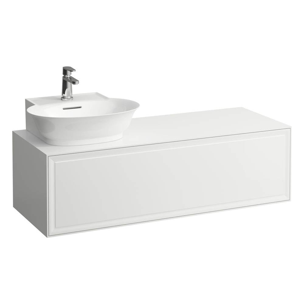 Laufen - Drawer element Only, 1 drawer, cut-out left, matches small washbasin 816854 - White Glossy