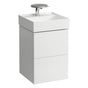 Laufen - Vanity Only with two drawers for washbasin 815331 (incl. organiser) - White Matte
