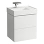 Laufen - Vanity Only with two drawers for washbasin shelf right 810334 (incl. organiser) - White Matte