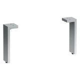 Laufen - Set of adjustable feet (2 pieces), anodized aluminum surface - Chrome